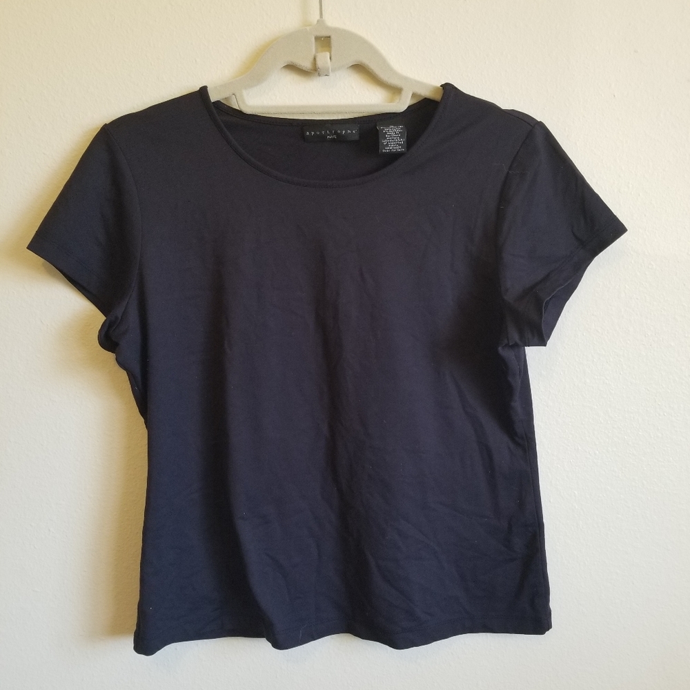Apostrophe stretchy tee